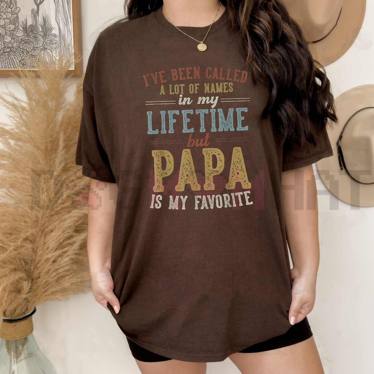 "Papa Is My Favorite Name" Father's Day T-Shirt