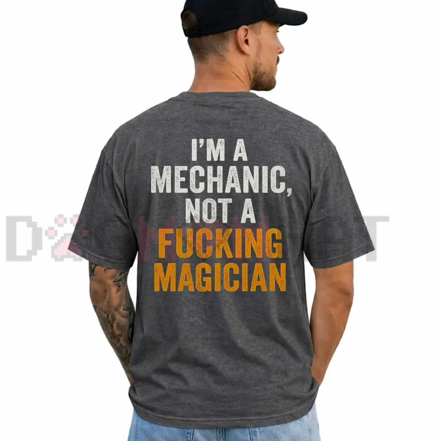 I'm A Mechanic Not A Magician T-Shirt - Funny Auto Repair Graphic Tee