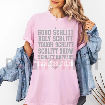 Cam Schlittler Good Schlitt Holy Schlitt Baseball Fan Graphic T-Shirt