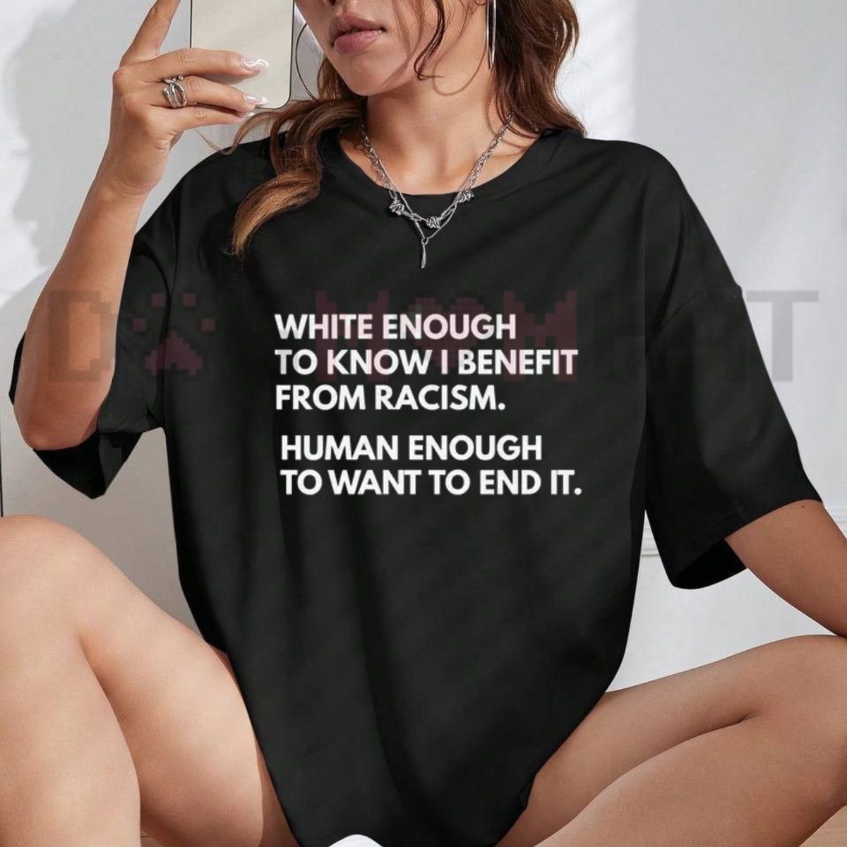 Human Enough Graphic T-Shirt