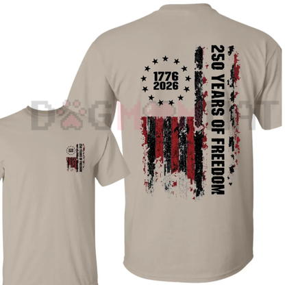 250th Anniversary American Flag T-Shirt