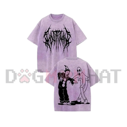 "He Is The Light" Retro Vintage Washed Religious Graphic T-Shirt