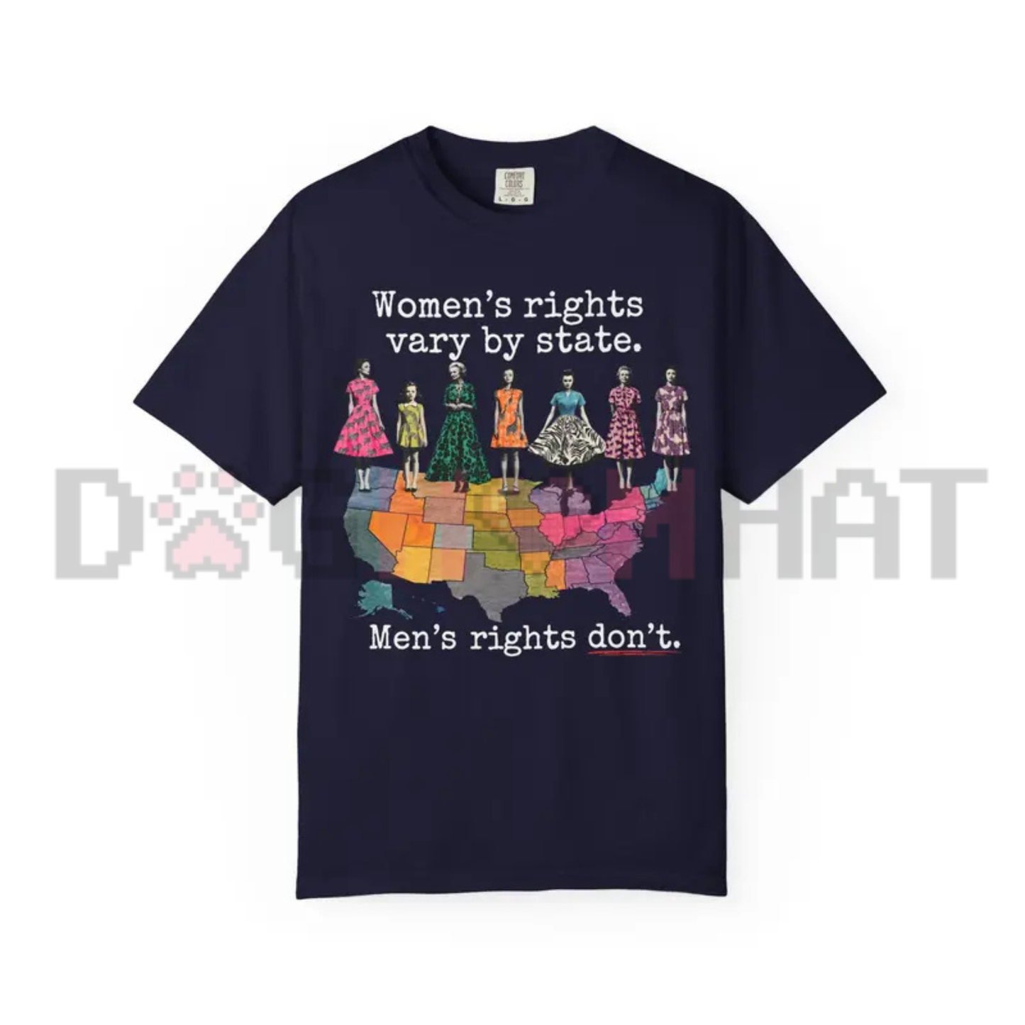 Smash The Patriarchy Feminist Protest Graphic Tee - Anti Christian Nationalist Rights Cotton Unisex T-Shirt