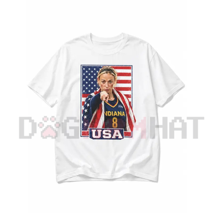 Sophie Cunningham USA Pride Graphic Tee - Patriotic Basketball Fan Shirt