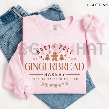 Cluckmas Crewneck – Gingerbread Bakery Christmas Cookie Aesthetic Sweatshirt