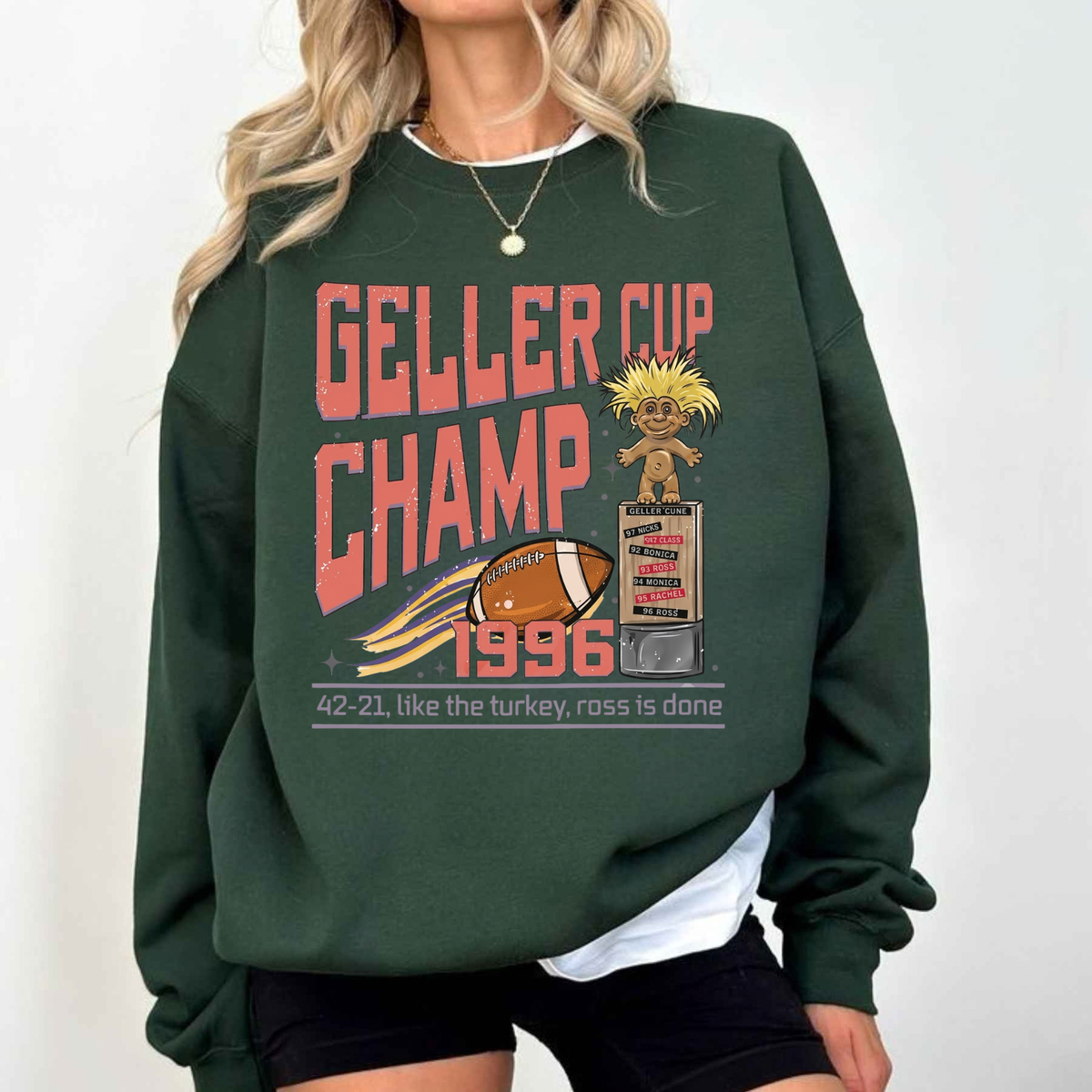 Geller Bowl Friendsgiving Graphic Sweatshirt