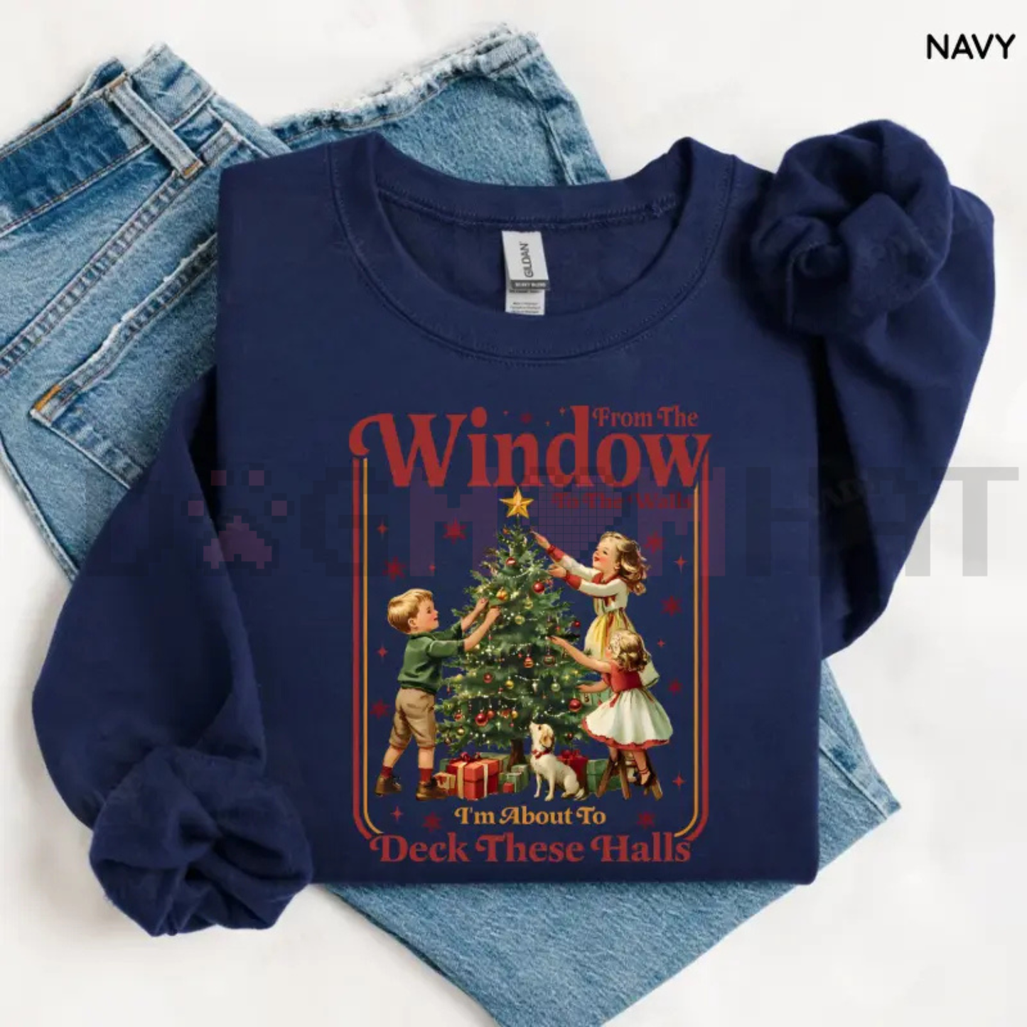 "From The Windows To The Walls I’m About To Deck These Halls" Sweatshirt