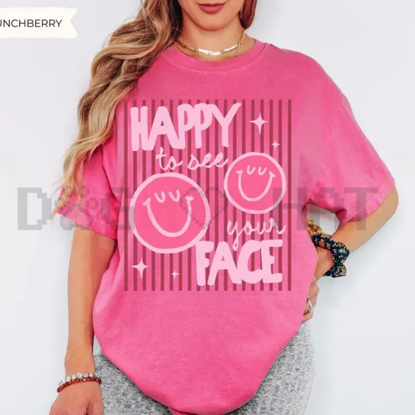 Comfort Colors Happy To See Your Face Teacher Shirt - Back to School Gift