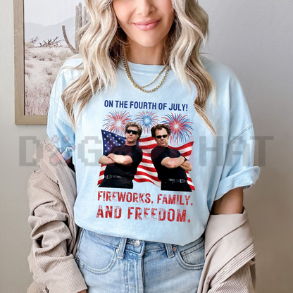 "Boats, Hoes, and Freedom" Fourth of July Shirt