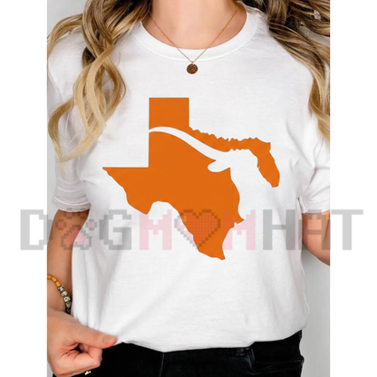 "Texas State Map Pride" Graphic T-Shirt