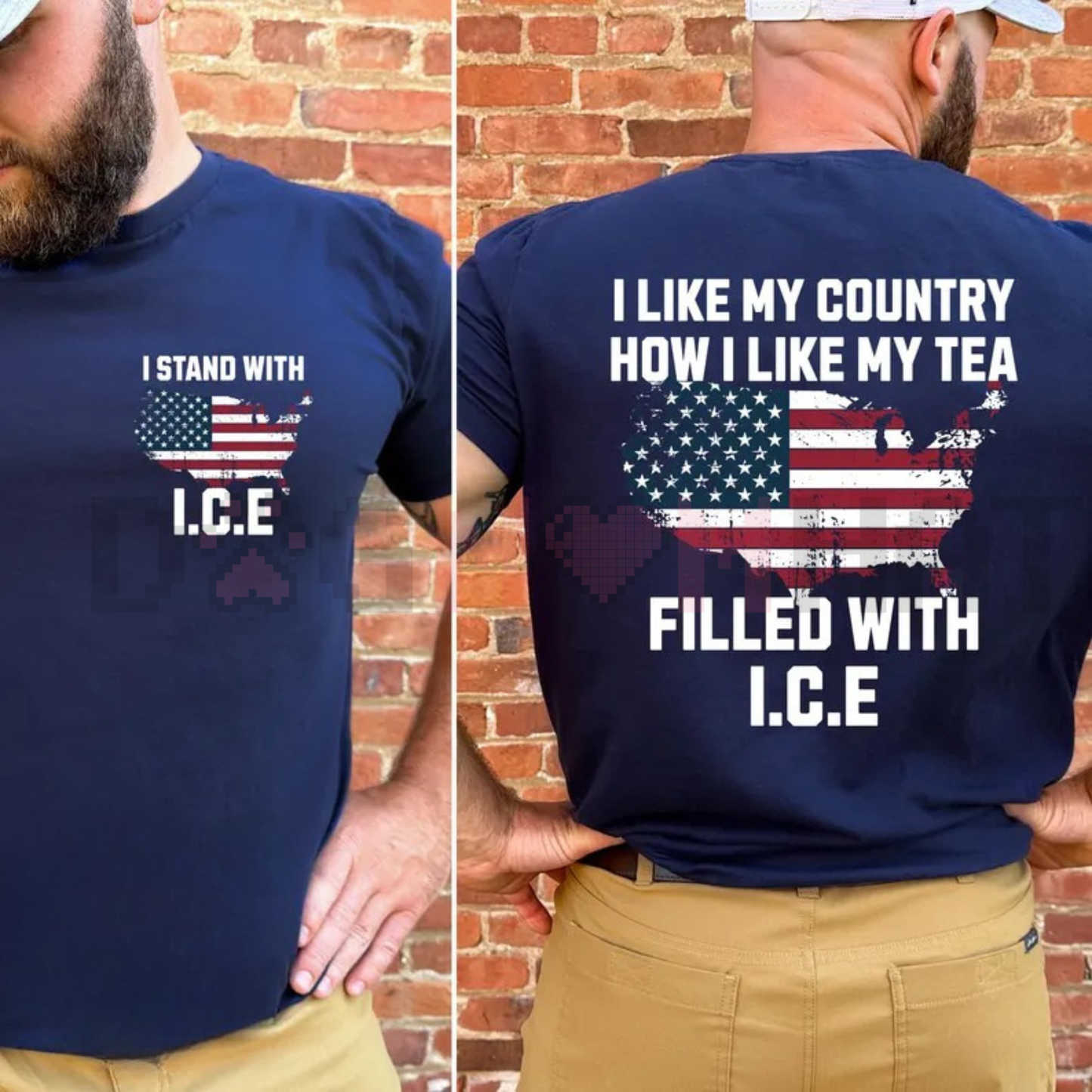 "I Like My Country How I Like My Tea" ICE Shirt