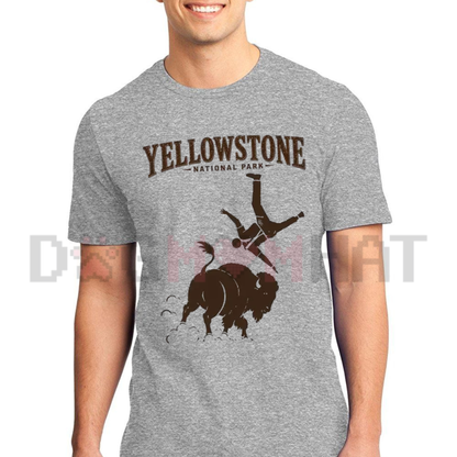 Yellowstone Don't Pet The Fluffy Cow T-Shirt - Funny Bison Meme Tee