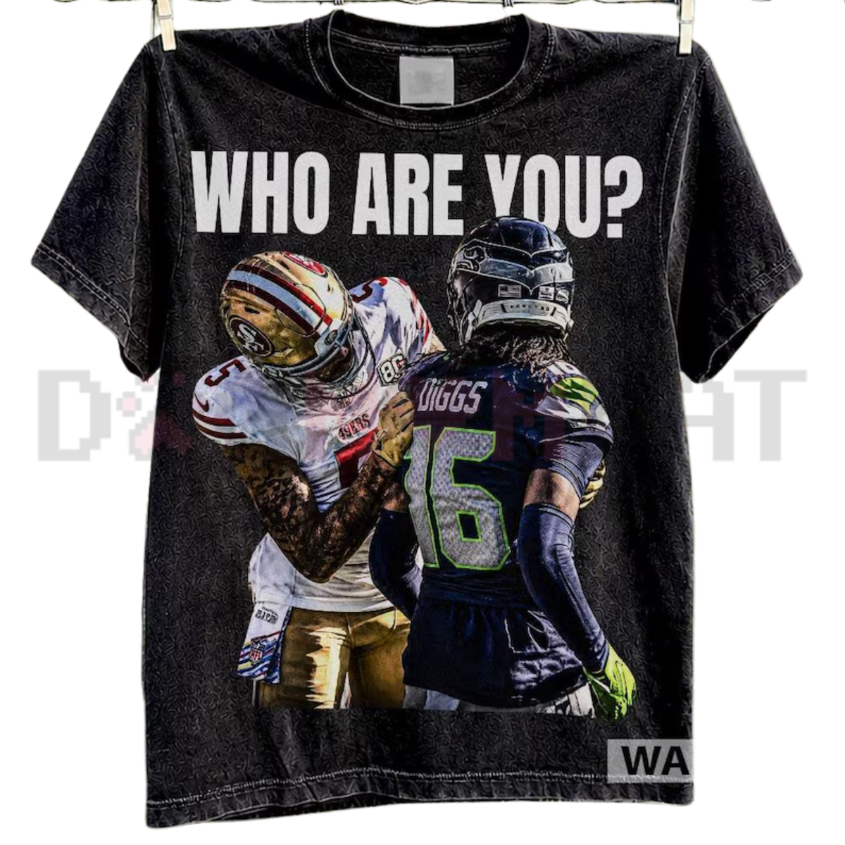 Comfort Colors® Mike Evans "Who Are You?" Football Graphic T-Shirt