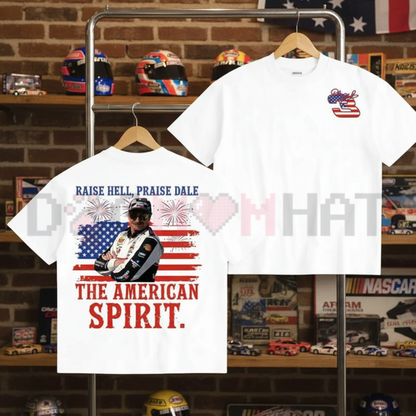 Praise Dale" T-Shirt – 2-Sided American Spirit Racing Tee