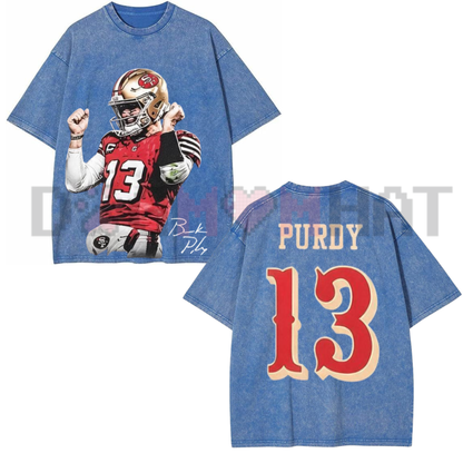 Original Brock Purdy #13 Bay Area Football Fan Graphic T-Shirt
