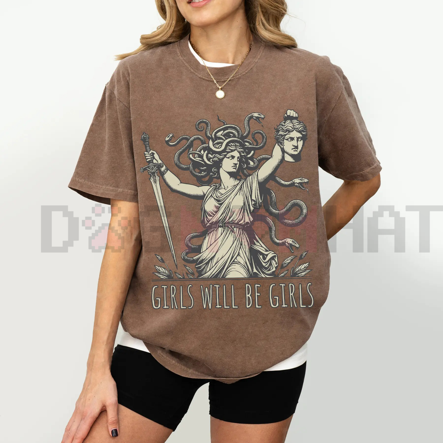 Medusa Victorious Tee – "Girls Will Be Girls" Feminist Shirt