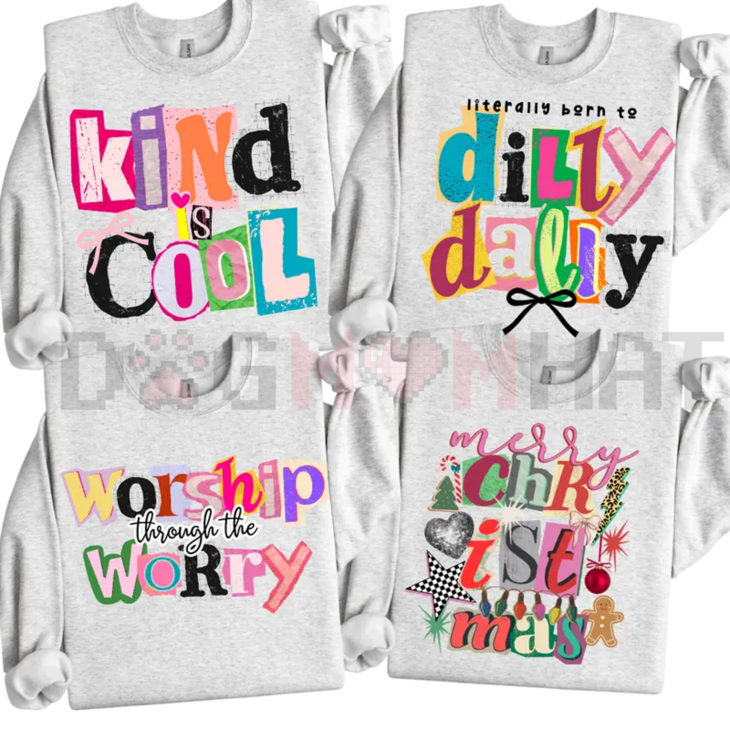 Preppy Girl Collage Y2K Sweatshirt