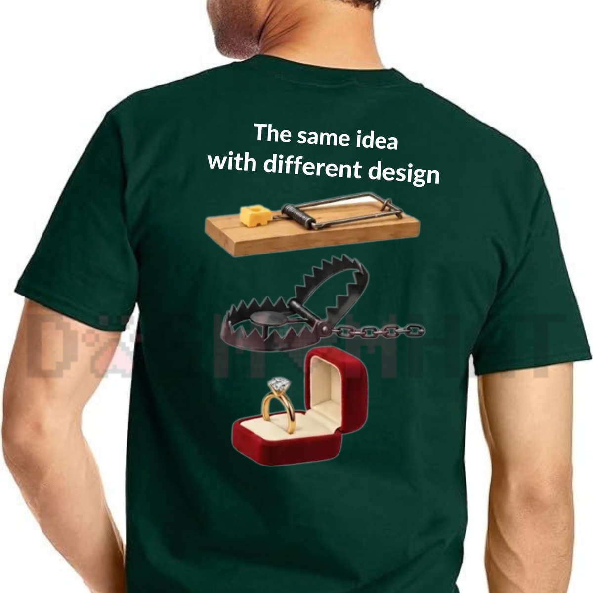 Parke Horizon Tee – "Same Idea Different Design" Funny Creative Humor Graphic T-Shirt