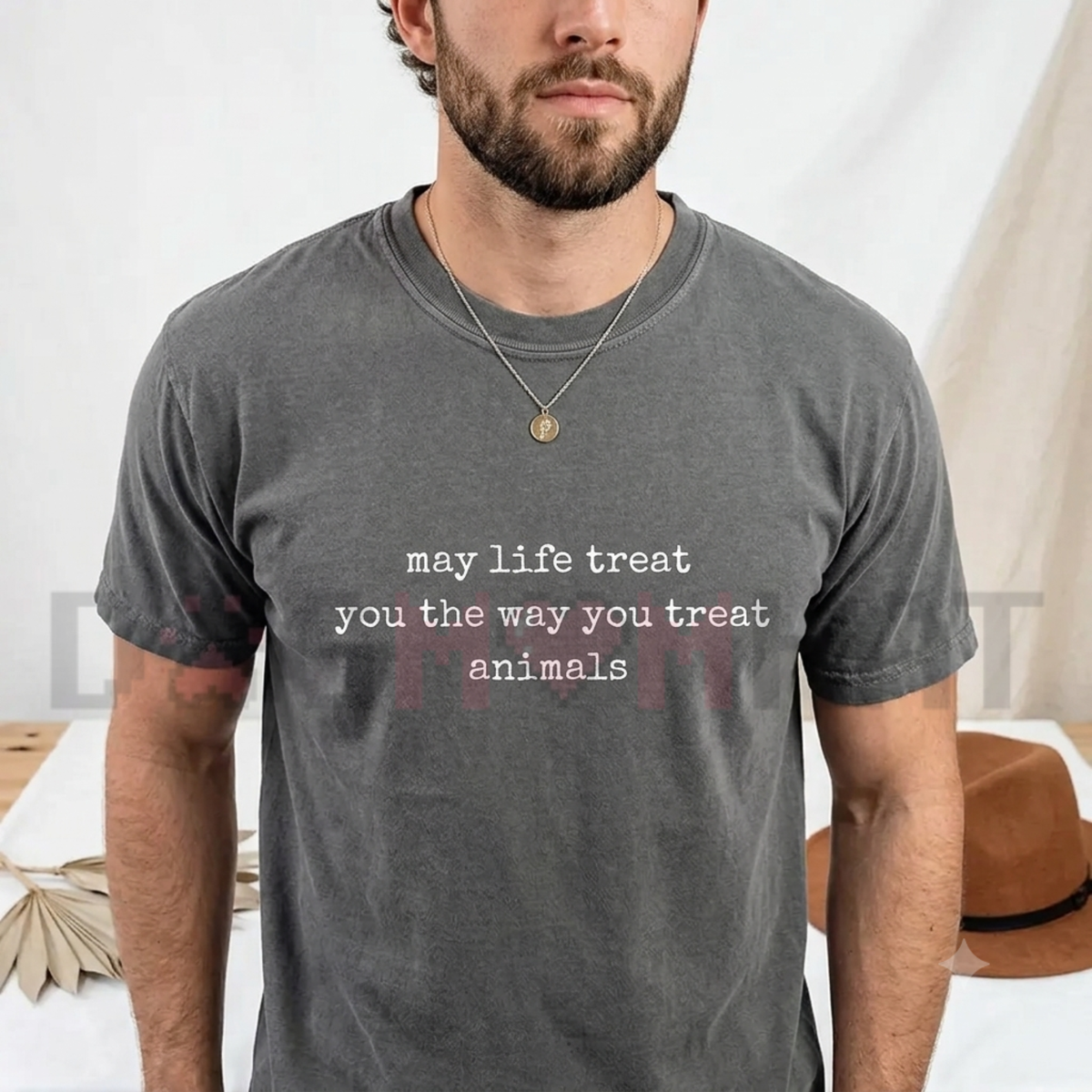 May Life Treat You the Way You Treat Animals Graphic T-Shirt