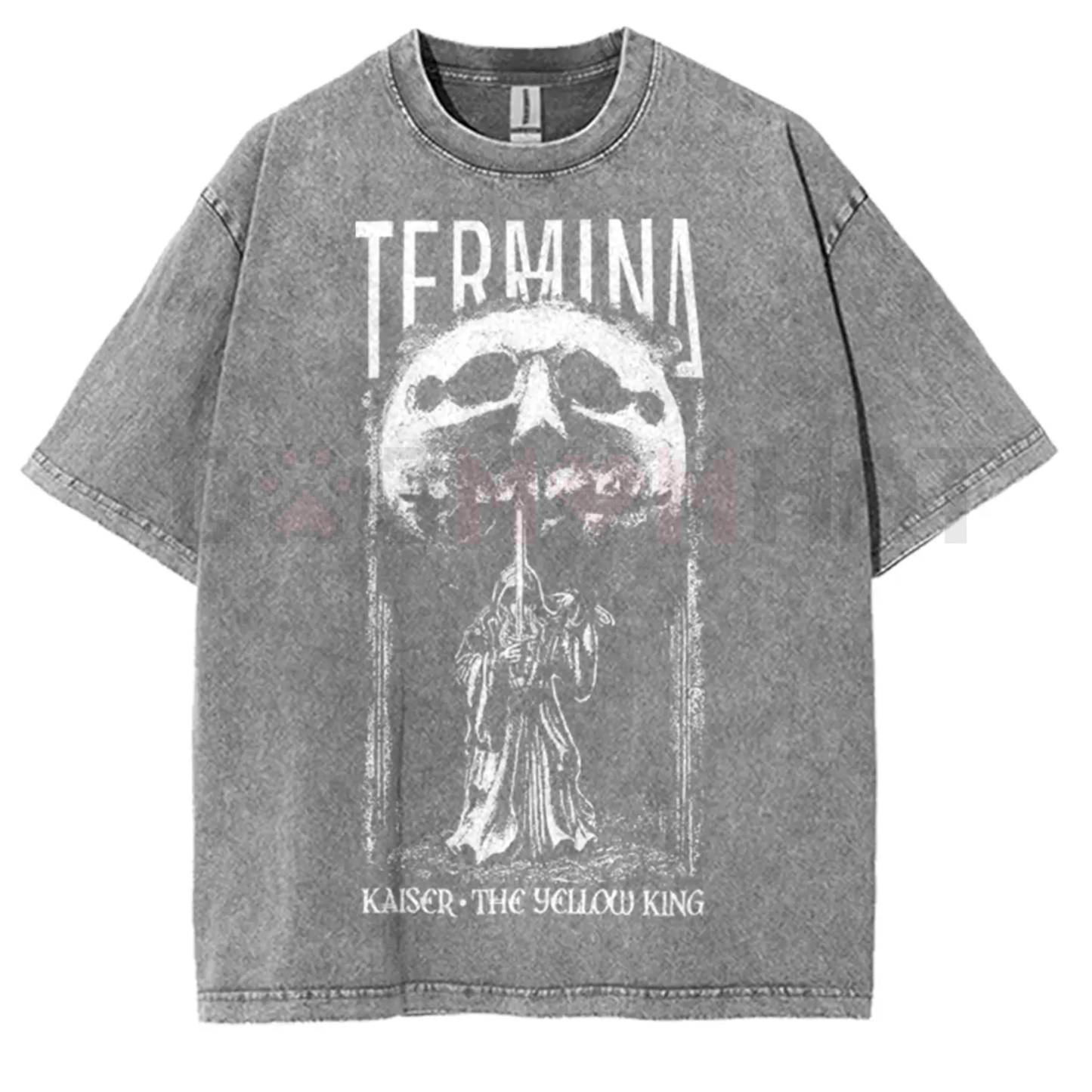 Fear And Hunger: Termina T-Shirt – Kaiser The Yellow King Hip Hop Washed Oversized Tee
