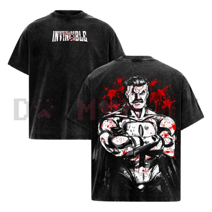 Vintage Omni-Man "Invincible" Shirt – 90s Bootleg Viltrumite Graphic Tee