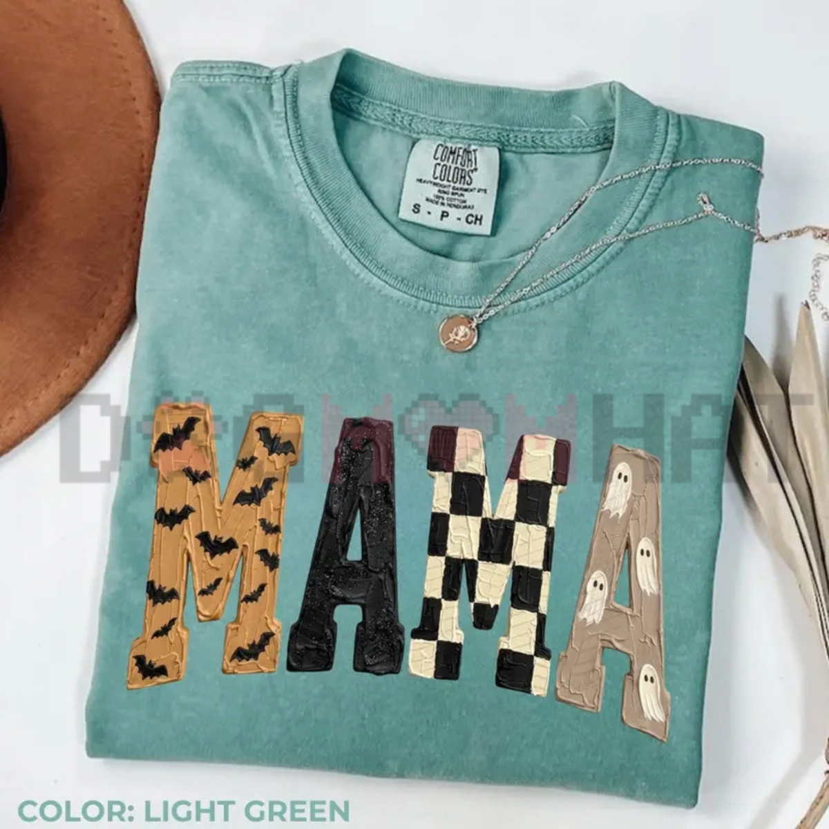 Comfort Colors Spooky Mama Halloween Graphic T-Shirt