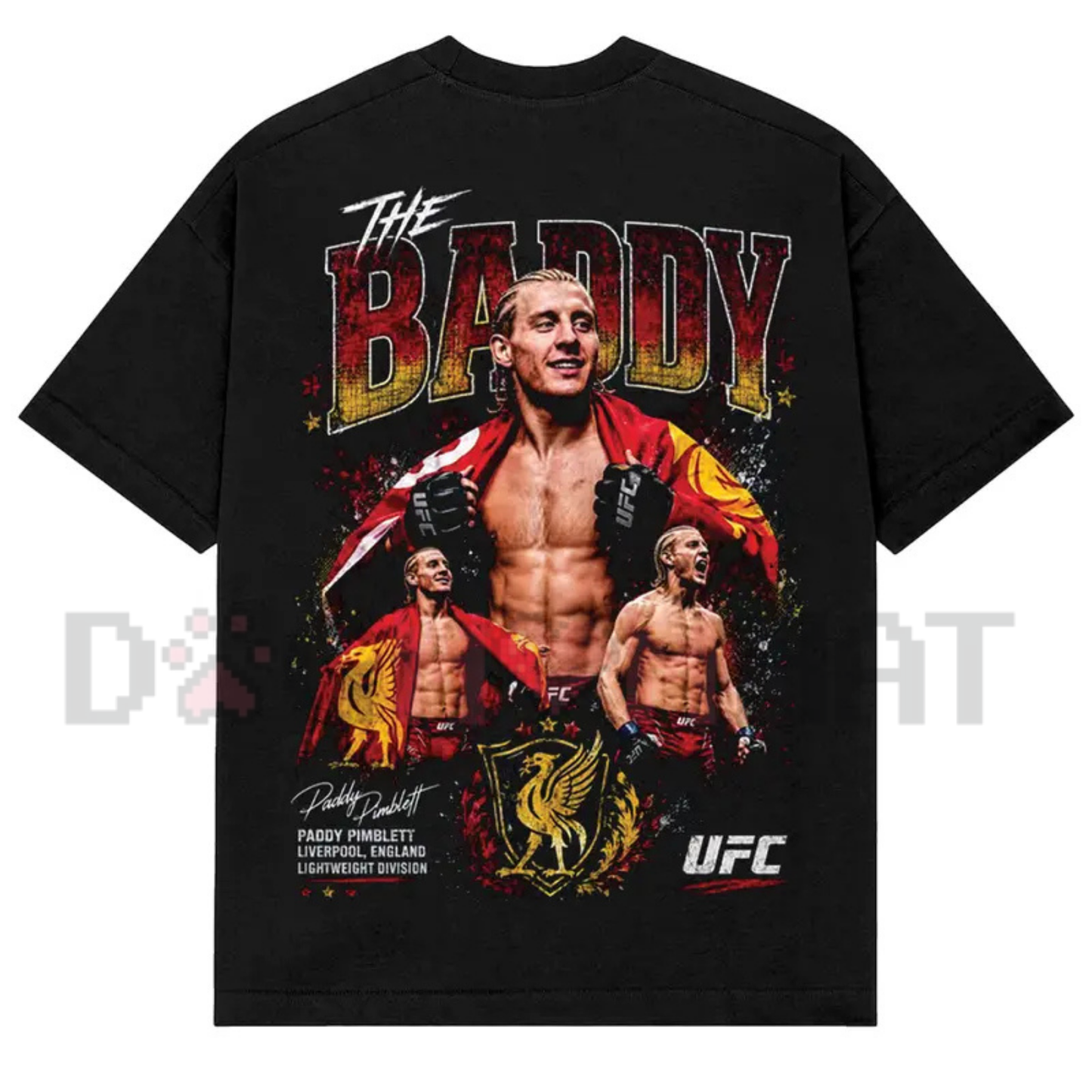 Paddy The Baddy Pimblett UFC Heavy Cotton T-Shirt - BMF Fan Apparel