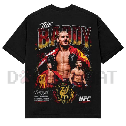 Paddy The Baddy Pimblett UFC Heavy Cotton T-Shirt - BMF Fan Apparel