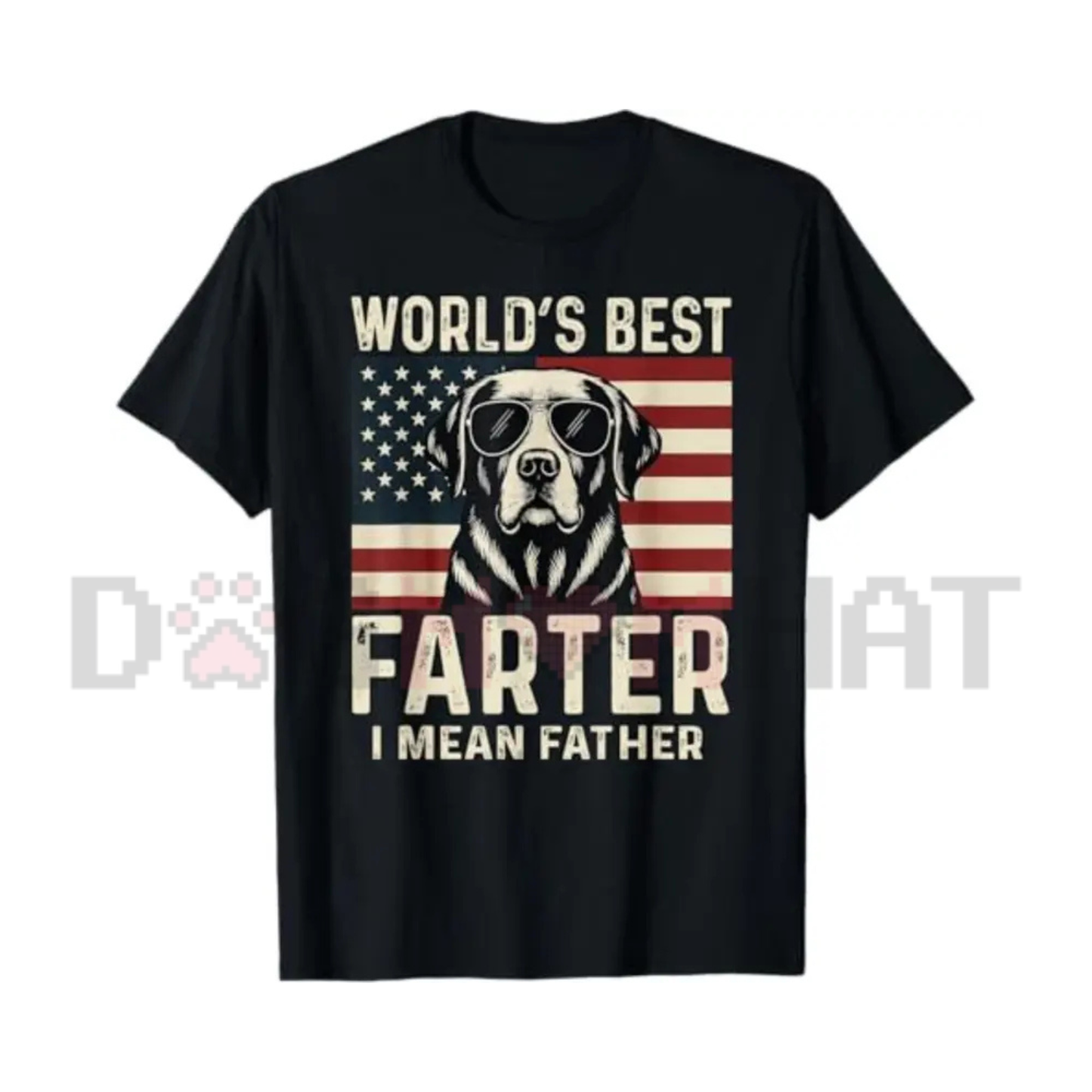 Retro Chihuahua Dad T-Shirt – Humorous World's Best Farter Father's Day Gift