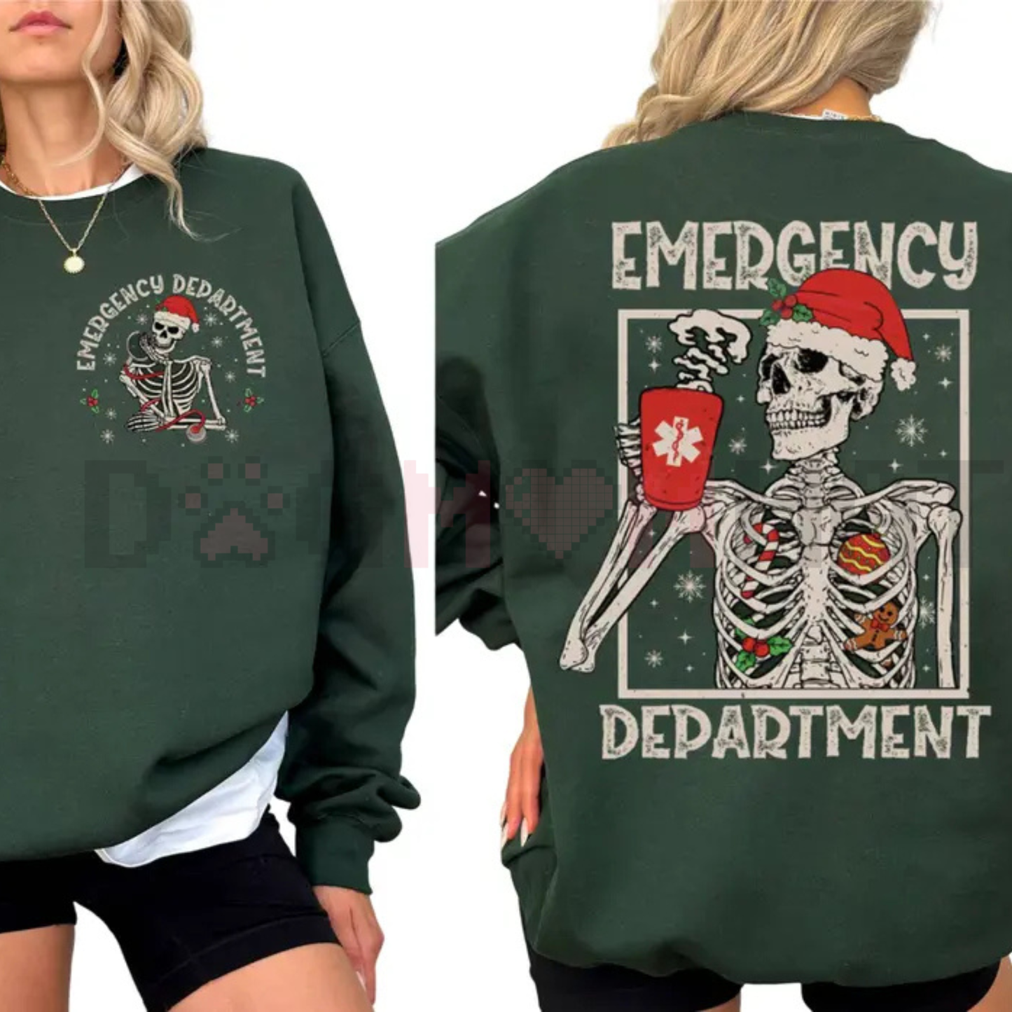 Emergency Department Christmas Sweatshirt