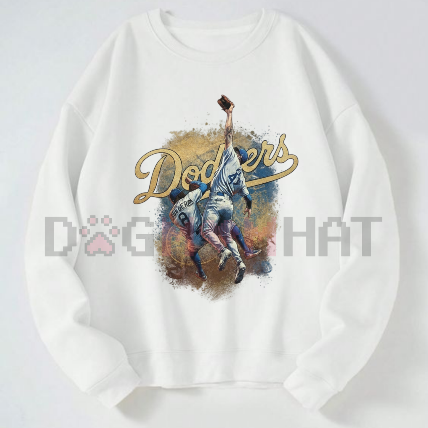 The Catch Dodger Champions 2025 Sweatshirt – Game 7 LA Baseball Vintage Fan Gear