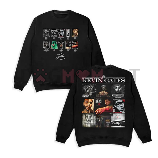 Vintage Kevin Gatesss Album Music Double Sided Shirt – 2025 The Amilio Tour Merch Outfit