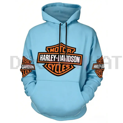 Harley-Davidson Logo Print Hoodie