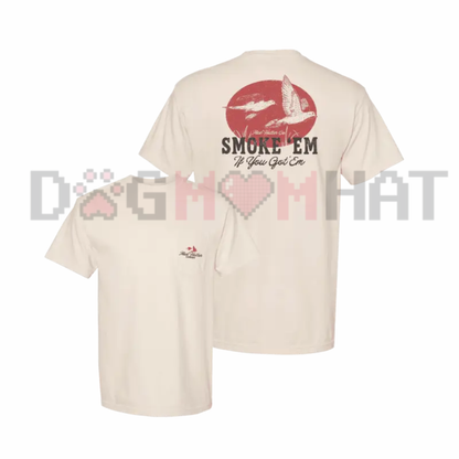 Smoke 'Em Racing Graphic Tee | Retro Drag Racing Cotton Shirt