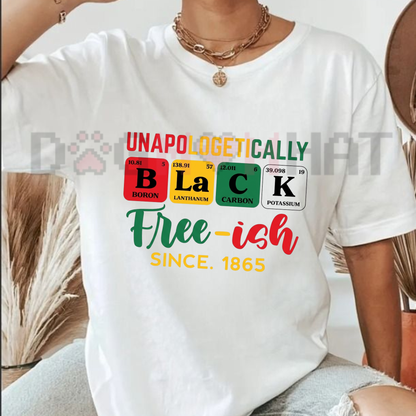 Juneteenth "Celebrating Unapologetically Black" T-Shirt