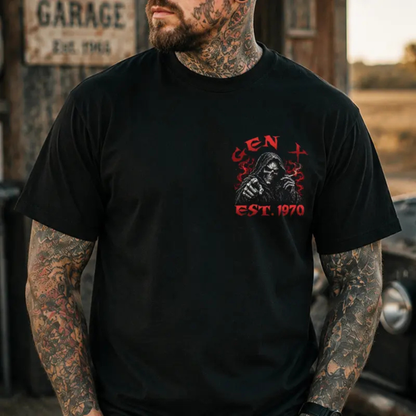 Rude Awakening Tee – Custom Year Skull Graphic T-Shirt