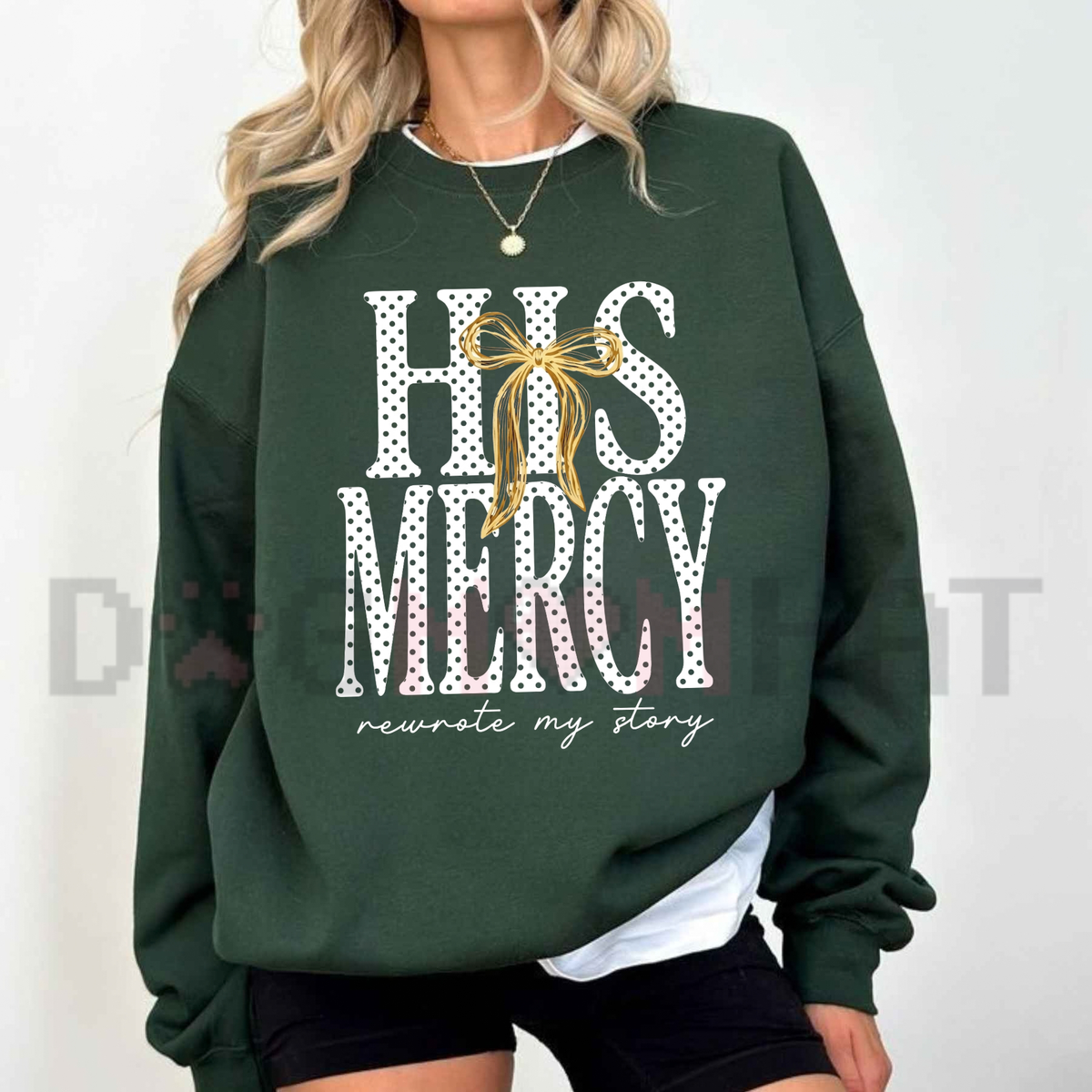 Parke Horizon Sweatshirt – Retro "His Mercies Are New Every Morning" Coyote Graphic Crewneck