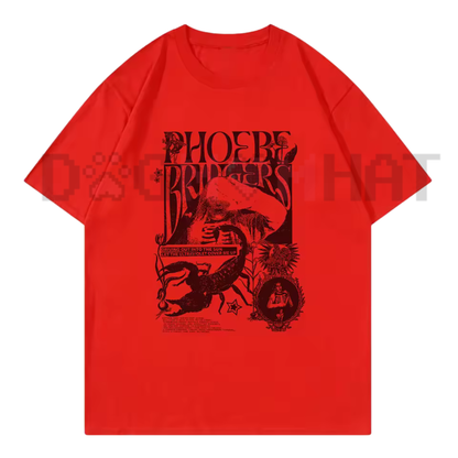 Phoebe Bridgers Indie-Rock Tour Graphic T-Shirt