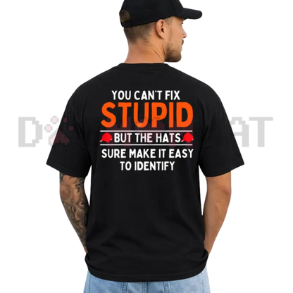 Red Hat Reality Sarcastic Graphic Tee - Funny Ignorance Quote Unisex Pure Cotton Statement Shirt