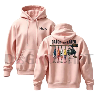 Classic Vintage American Fishing" Streetwear Graphic Hoodie