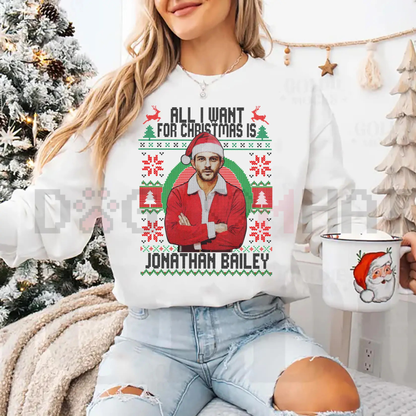 Fiyero "All I Want For Christmas Is Jonathan Bailey" Shirt