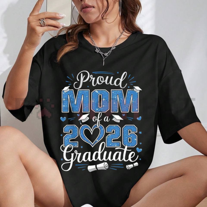 Class of 2026 Graduation & Senior Mom T-Shirt