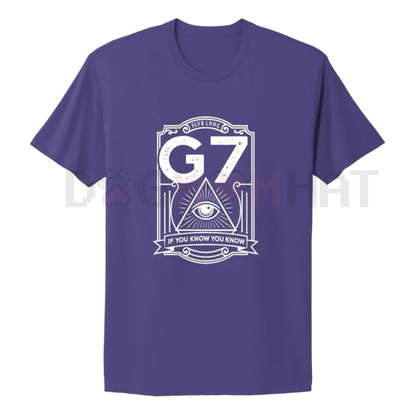 Conscious Design Group 7 T-Shirt – Unisex Clear Quartz Infused Cosmic Third-Eye Graphic Tee