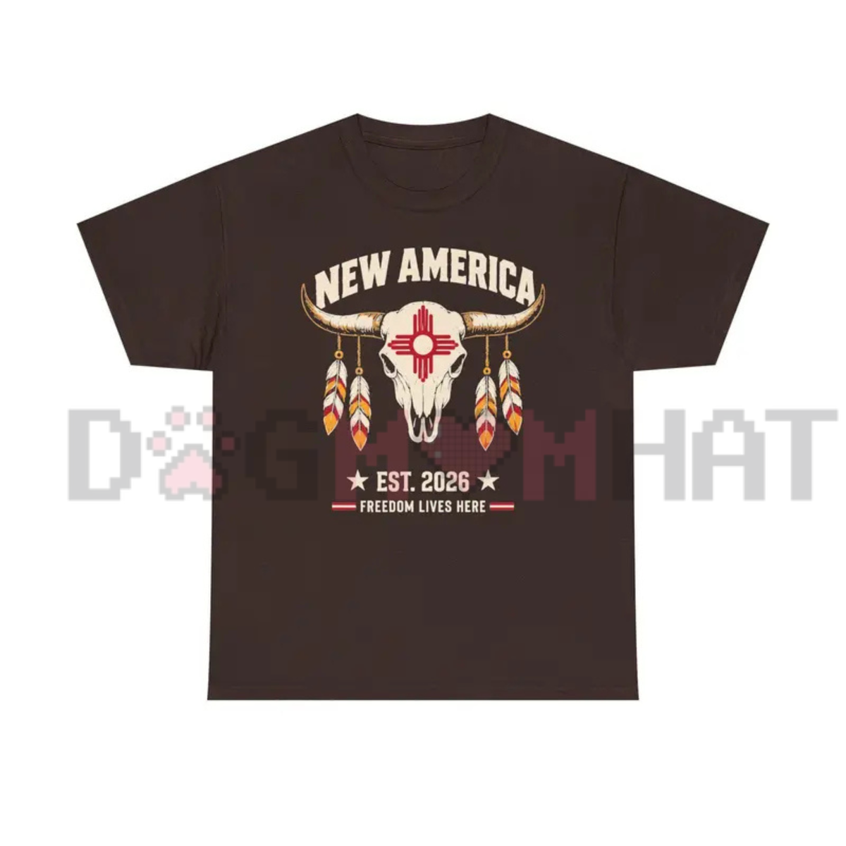 "New America" New Mexico Graphic T-Shirt - Southwest Zia Sun State Pride Tee
