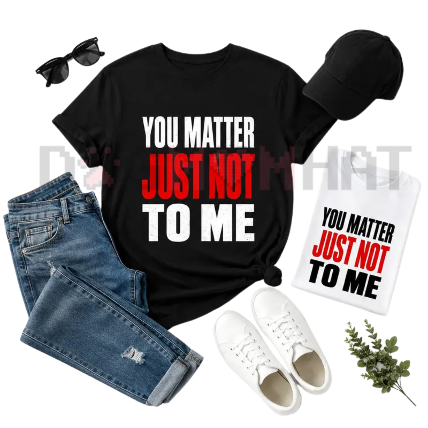 Men's You Matter Just Not To Me T-Shirt - Funny Sarcastic Cargo Style Tee