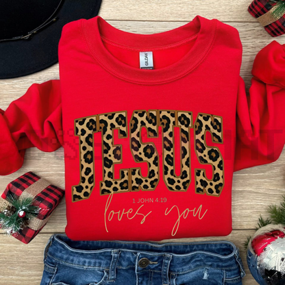 Minimalist "Jesus" Name Sweatshirt