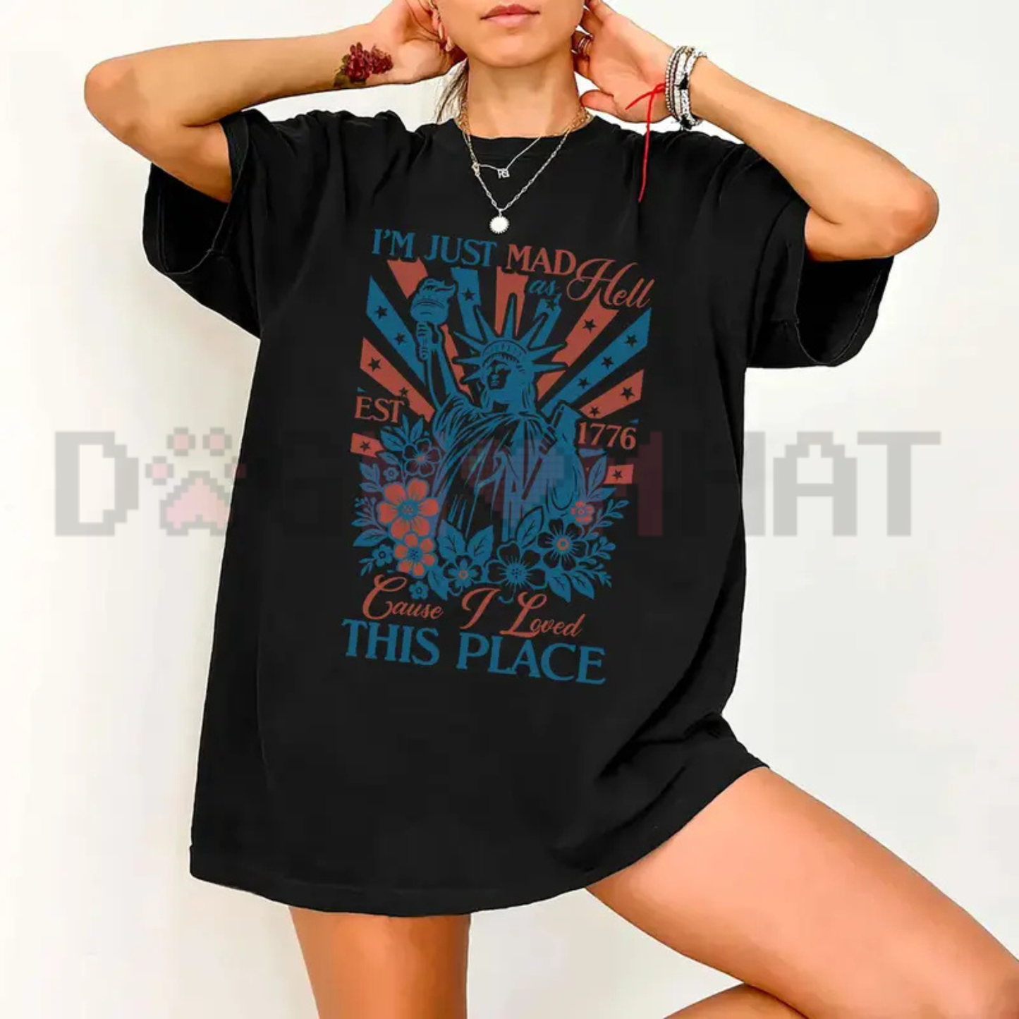 Vintage USA "Mad As Hell" 250th Anniversary Tee