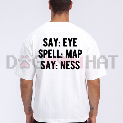 Acoustic Trap Spelling Tee – Sarcastic Wordplay Joke T-Shirt