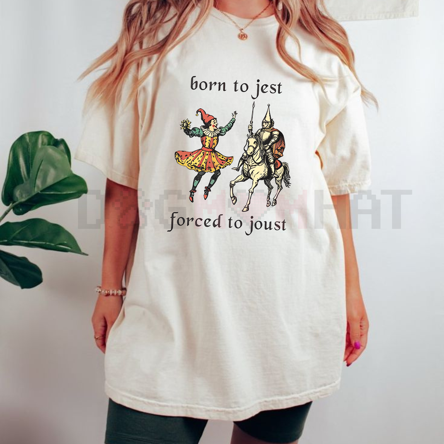 "Born to Jest Forced to Joust" Medieval Meme T-Shirt