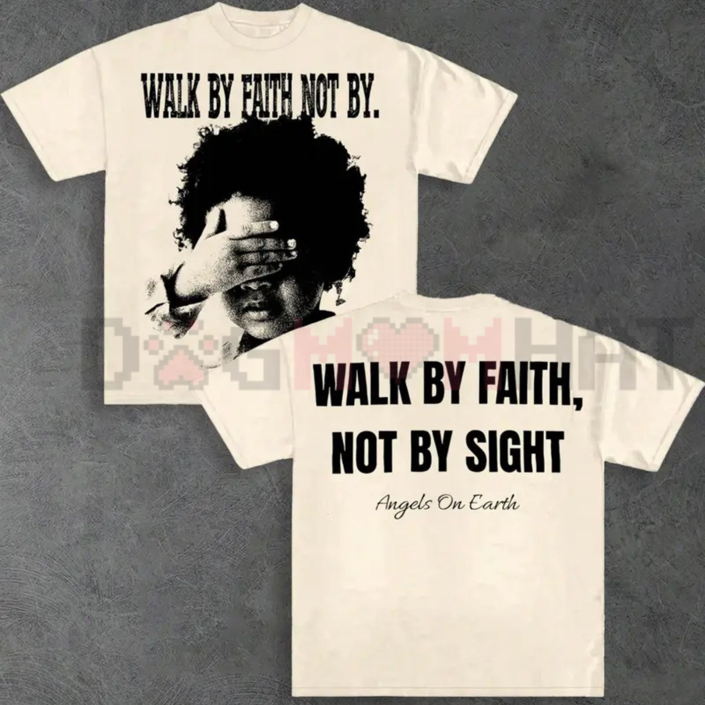 Aesthetic Scripture Verse Streetwear Tee - Casual Faith-Based Graphic Round Neck Shirt